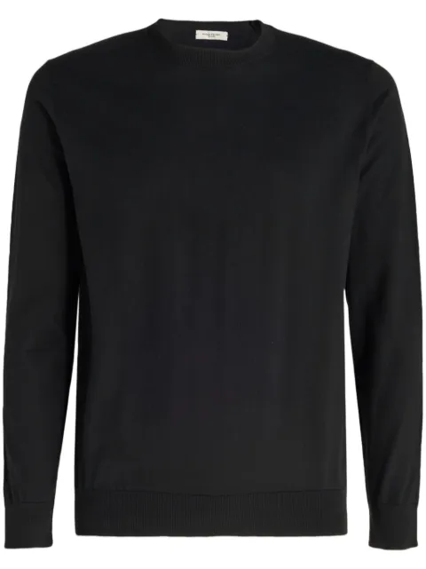Paolo Pecora cotton jumper Black P18EC1M0A001F100