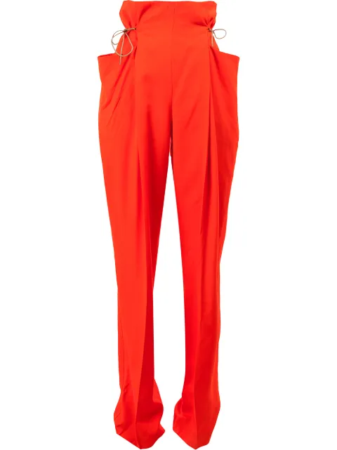 LITKOVSKA high waisted trousers Yellow P02S18