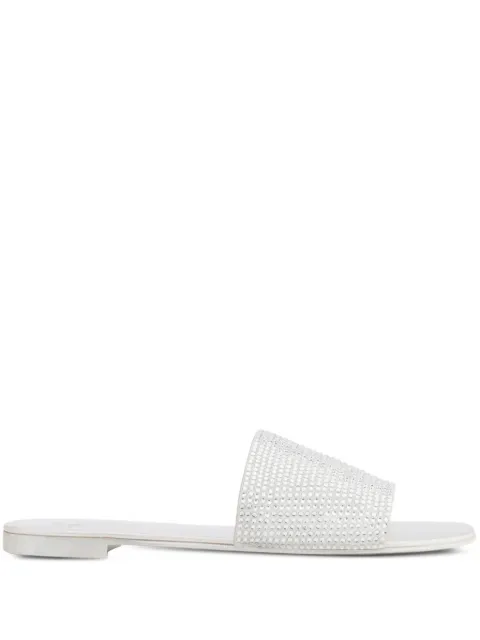 Giuseppe Zanotti Adelia crystal sandals Metallic E800165001