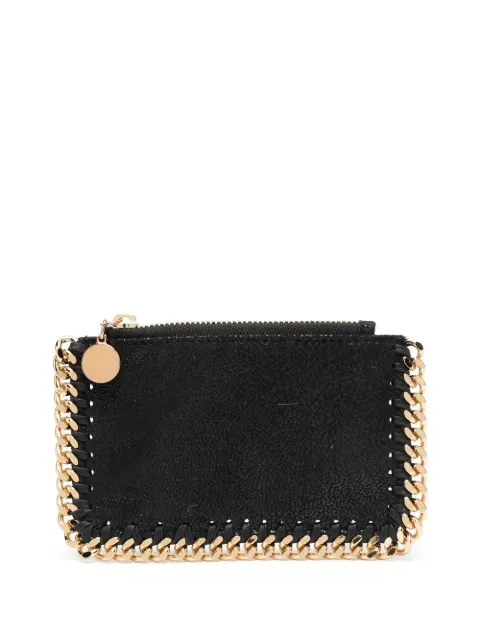 Stella McCartney Falabella zip cardholder Black 422364W9355