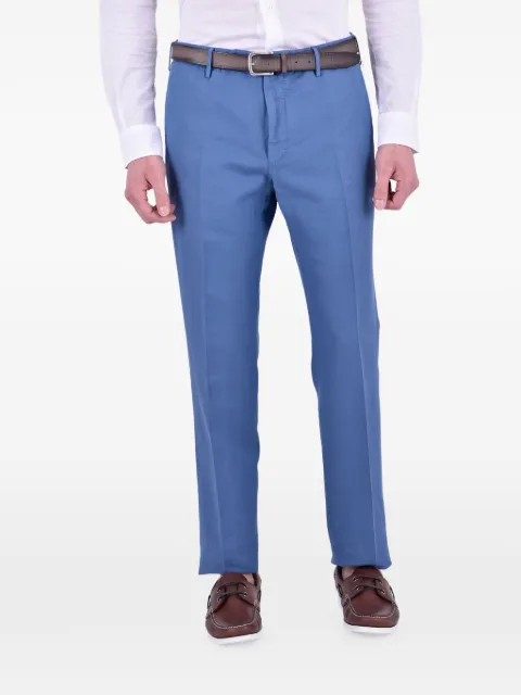 Incotex pressed-crease trousers Blue 1AGW169189R830135877