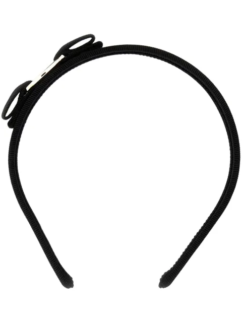 Ferragamo Vara bow head band Black 572738