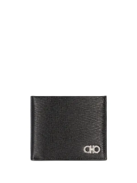 Ferragamo Gancini bifold wallet Black 685956