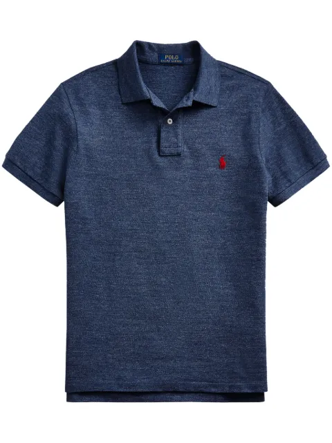 Polo Ralph Lauren logo-embroidered polo shirt Blue 710548797012