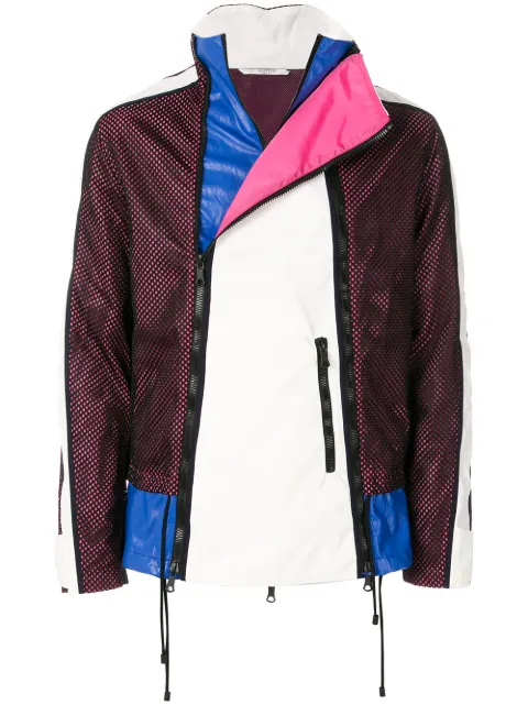 Valentino Garavani mesh panel lightweight jacket Multicolour VCI1A44YT