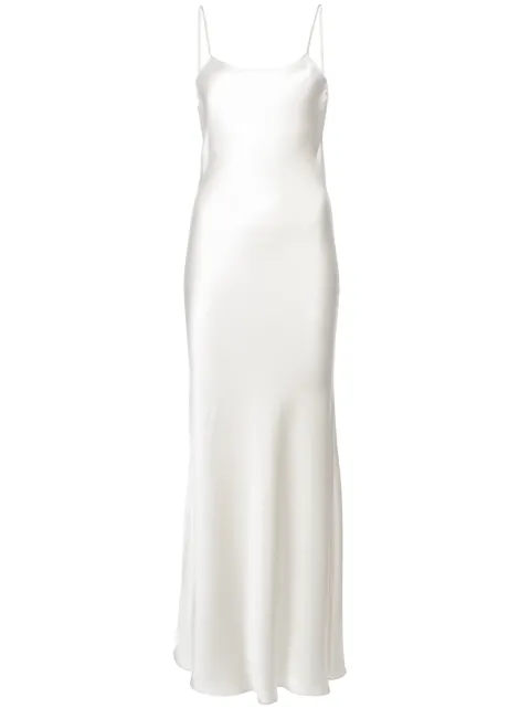 VOZ liquid slip dress White VD06B