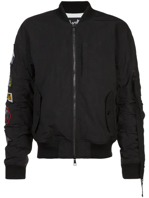 Haculla Pray For Revolution bomber jacket Black HA02AHX07