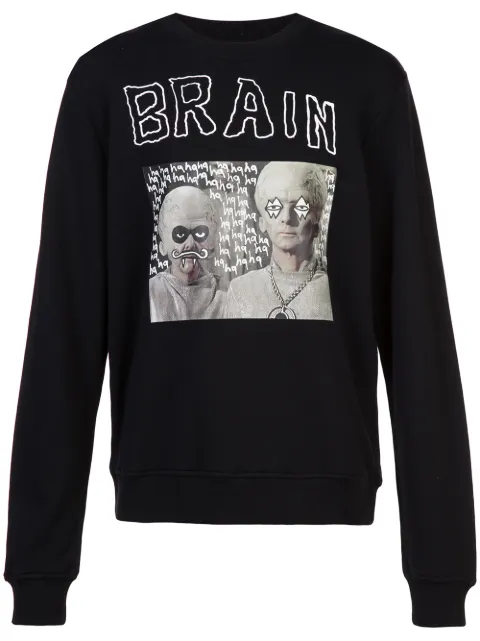Haculla Hac On The Brain sweatshirt Black HA02AHK19
