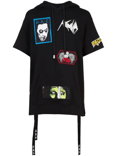 Haculla Rancid hoodie Black HA02AHKH10