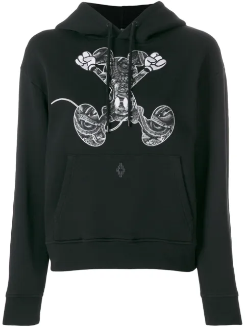 COUNTY OF MILAN Mickey Mouse hoodie Black CWBB015R186300791088