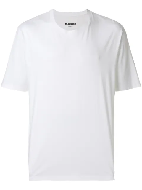 Jil Sander half sleeve T-shirt White JSUM705011MM247608