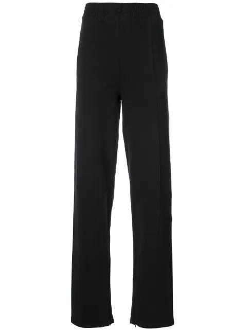 Off-White rear print track pants Black OWCH001R180030091088