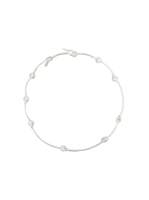 Wouters & Hendrix Technofossils hammered necklace Metallic KCF24S