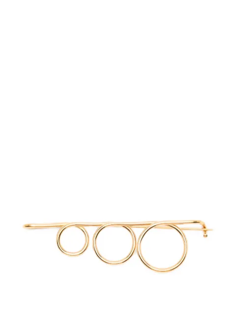 Wouters & Hendrix Technofossils brooch Gold BCF1G