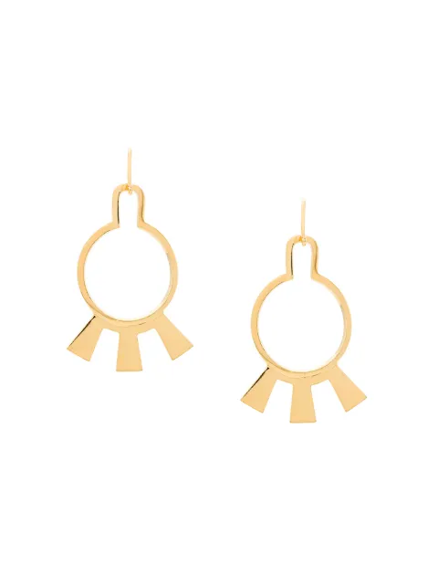 Wouters & Hendrix Technofossils earrings Metallic OCFH11