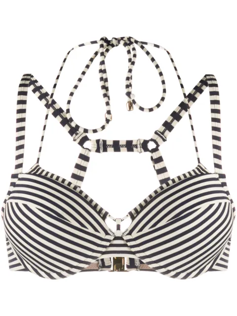 Marlies Dekkers striped push-up bikini top Blue 18191