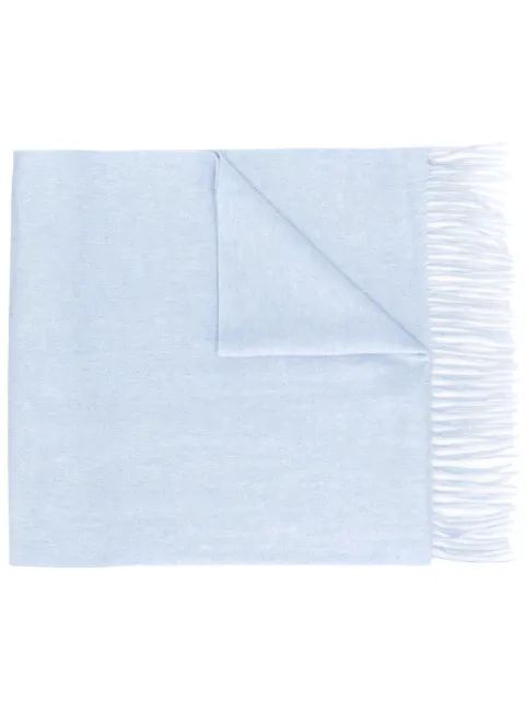 N.Peal Large Woven scarf Blue NPA000033B