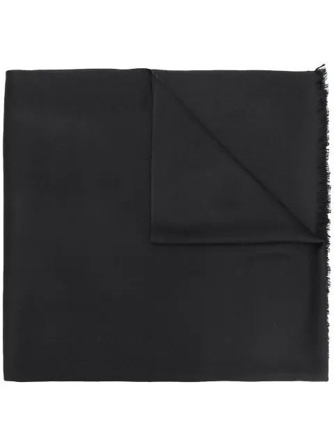 N.Peal Pashmina Shawl scarf Black NPA000005
