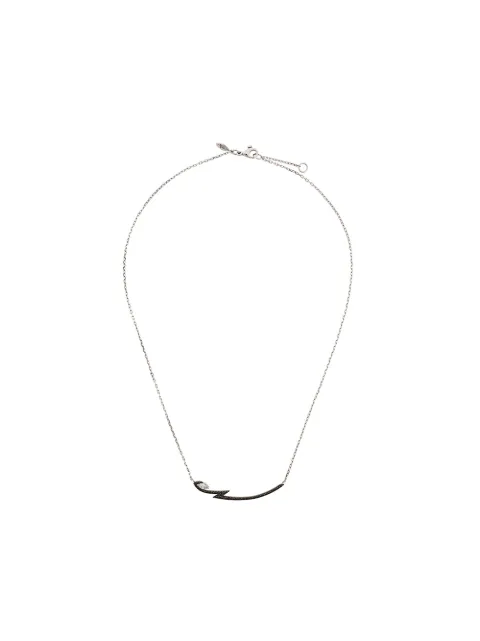 Stephen Webster 18kt white gold Lady Stardust marquise diamond pendant necklace Metallic WP767