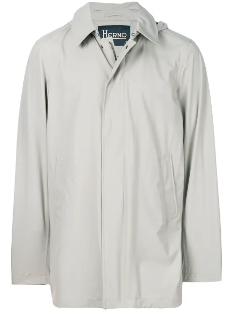 Herno hooded raincoat Grey IM0174U19348