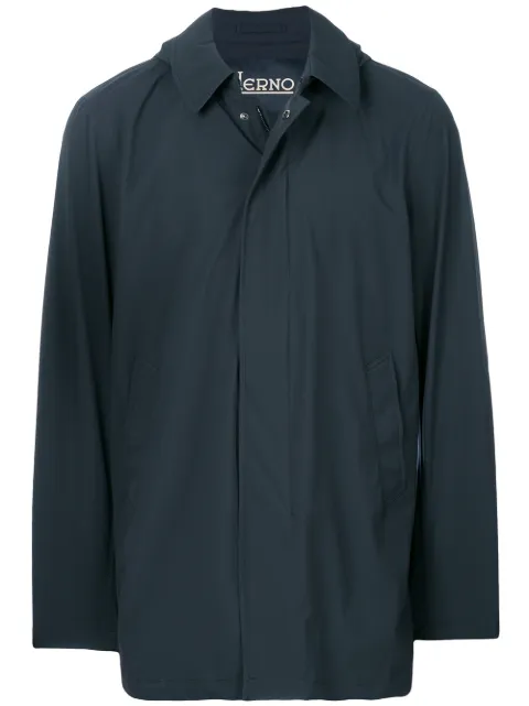 Herno hooded raincoat Blue IM0174U19348