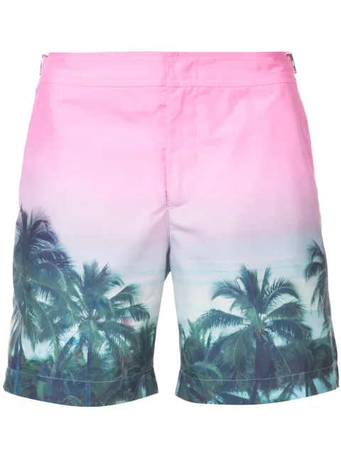Orlebar Brown printed shorts Pink 26666132