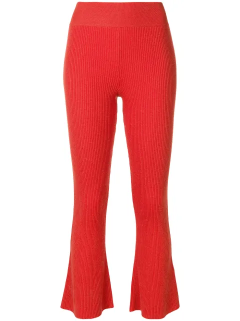 Cashmere In Love Tilly ribbed trousers Yellow TILLY