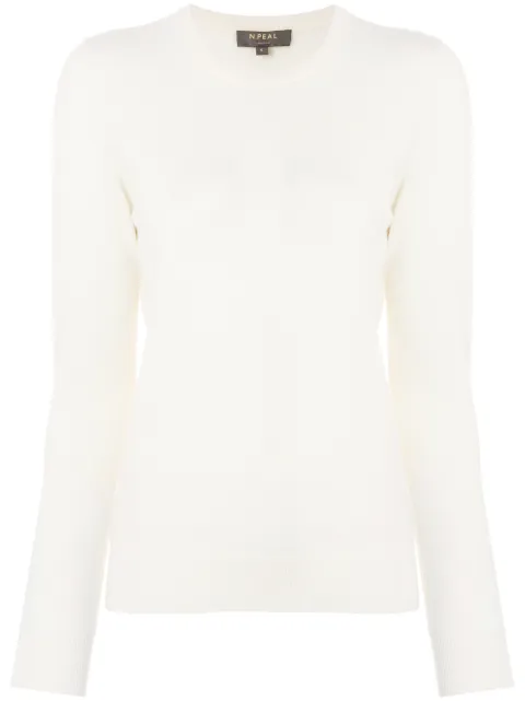 N.Peal fine cashmere sweater Neutrals NPW000928B