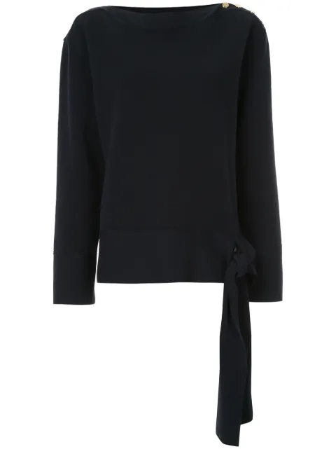 Stella McCartney boat neck button jumper Blue 507331S1849