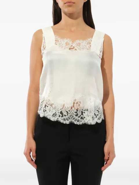 Givenchy lace trim top White BW602D10BS