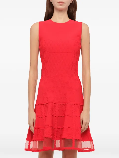Alexander McQueen sleeveless knit dress Red 507917Q1WJZ