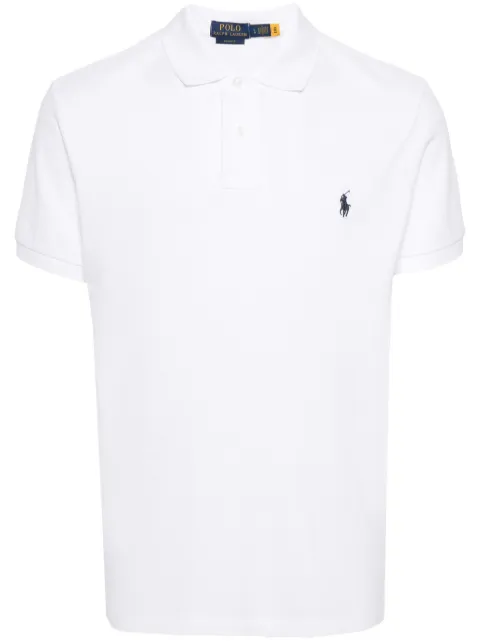 Polo Ralph Lauren logo-embroidered polo shirt White 710548797001
