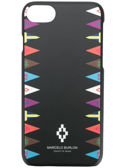 COUNTY OF MILAN Flags iPhone 7 case Black CMPA005S180080931088