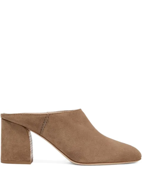 Tod's 80mm suede mules Neutrals XXW81A0X500RE0