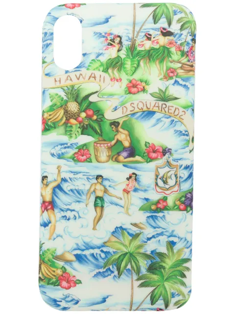 DSQUARED2 Hawaii iPhone X case Multicolour ITM001555000001