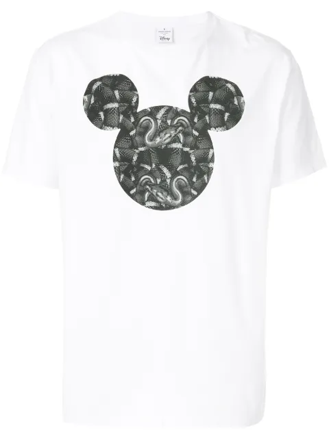COUNTY OF MILAN Mickey Mouse Snakes T-shirt White CMAA018S18001184