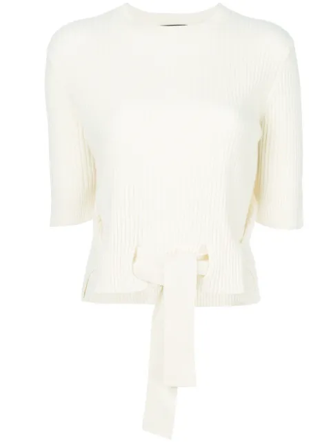 Cashmere In Love cashmere Dee crop sweater Neutrals DEE