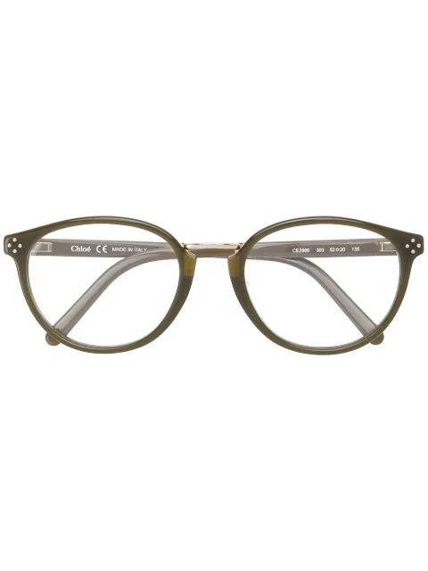 Chloé Eyewear cat eye glasses Green CE2666
