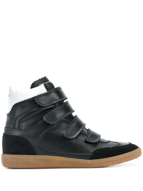 ISABEL MARANT Bilsy high-top sneakers Black BK0015FAA1E21S