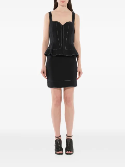 Givenchy waist fitted dress Black BW201Y300T