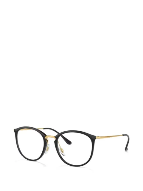 Ray-Ban round-frame glasses Black RB7140