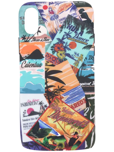 DSQUARED2 patchwork phone case Multicolour ITM001155000001
