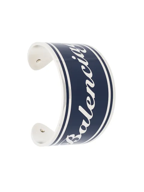 Balenciaga badge bracelet Blue 503320TZ9E9
