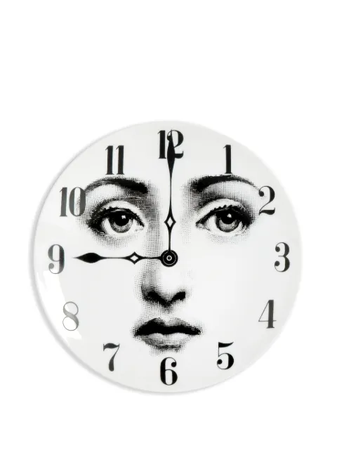 Fornasetti porcelain plate White PTV074X