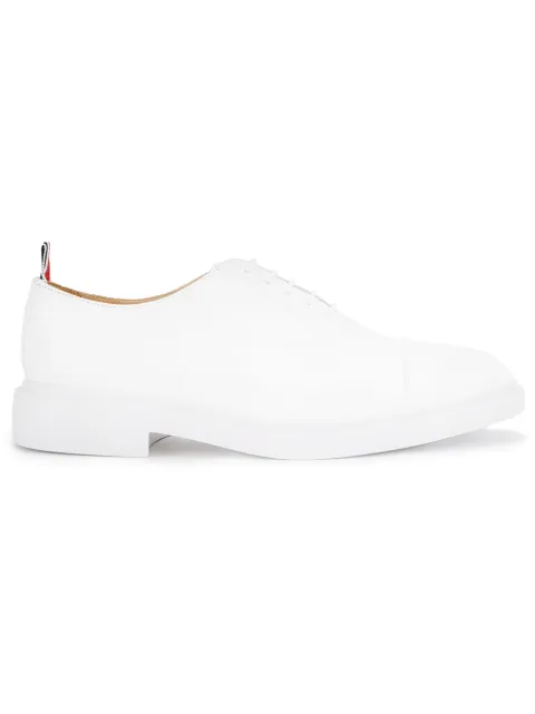 Thom Browne lace-up oxford shoes White MFD056B00003