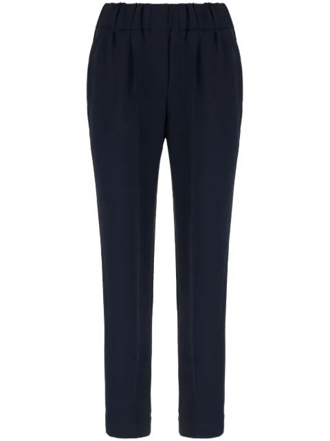 Brunello Cucinelli tapered cropped trousers Blue MA029P1673C2891