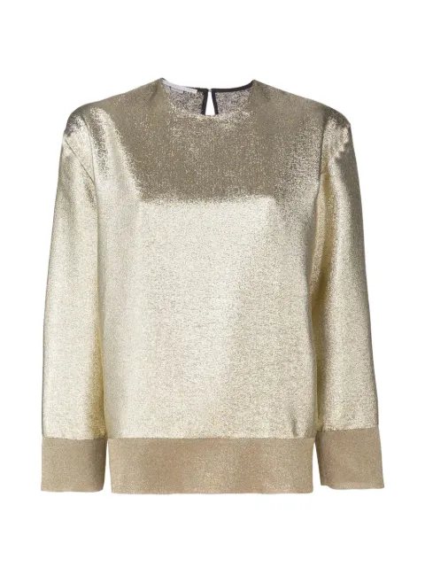Stella McCartney metallic blouse Metallic 503237SKA03