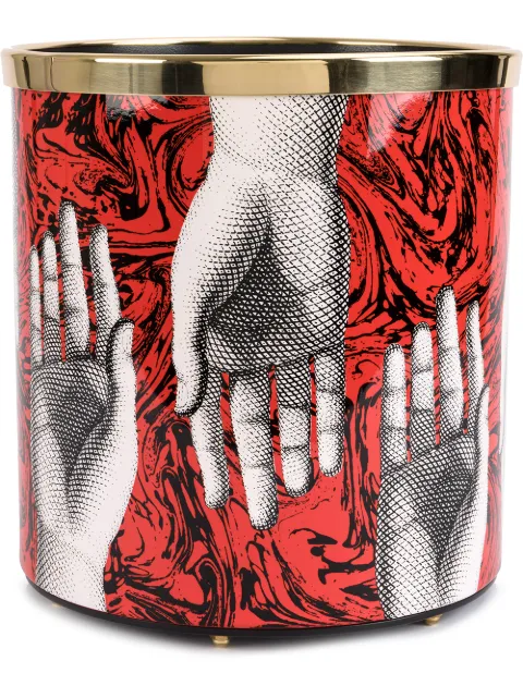 Fornasetti Don Giovanni wastepaper basket Multicolour C11Y012