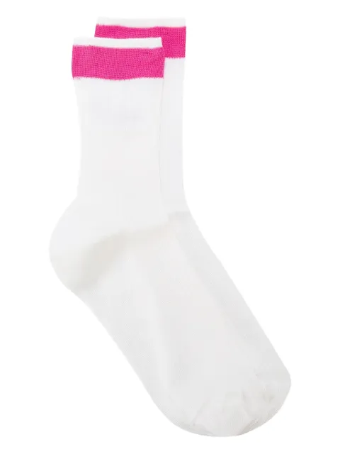 Valentino Garavani ribbed socks White BKI01D3TD