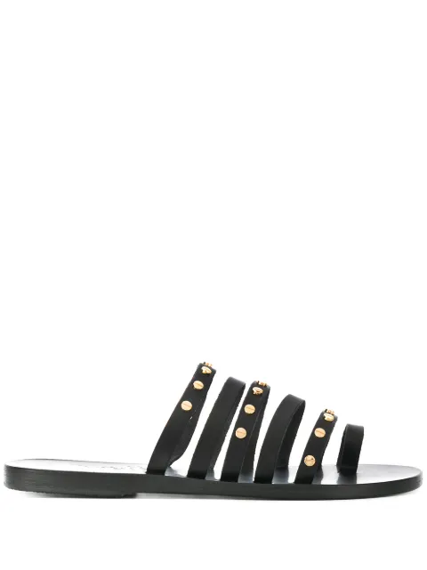 Ancient Greek Sandals Niki Nails sandals Black NIKINAILSVACHETTACLACK